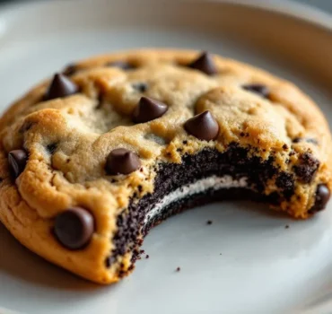 Jumbo Oreo  Stuffed Chocolate Chip Cookie