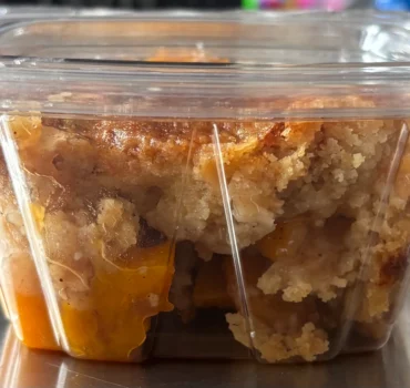 Single-Serve Peach Cobbler
